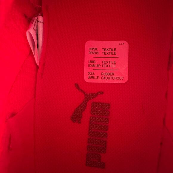 Puma Defy Varsity Mid Red Slip On Sneakers US 7.5 - Picture 10 of 13